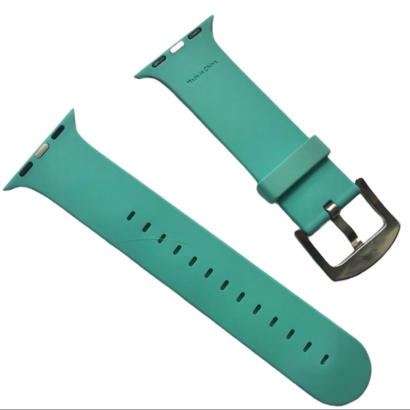 5/$20 NEW Mint Green Silicone Band Buckle Apple Watch 38/40/41mm S/M - Picture 3 of 9